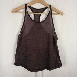 Lululemon Women's‎ Sz 2/4 Heathered Plum Racerback Tank Top